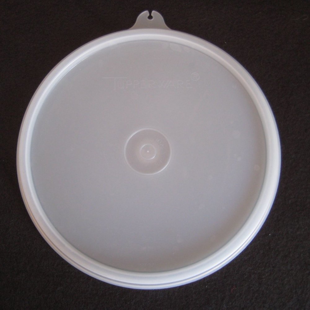 TUPPERWARE 227-27 Replacement Lid C Tab Vintage Round 6 inch